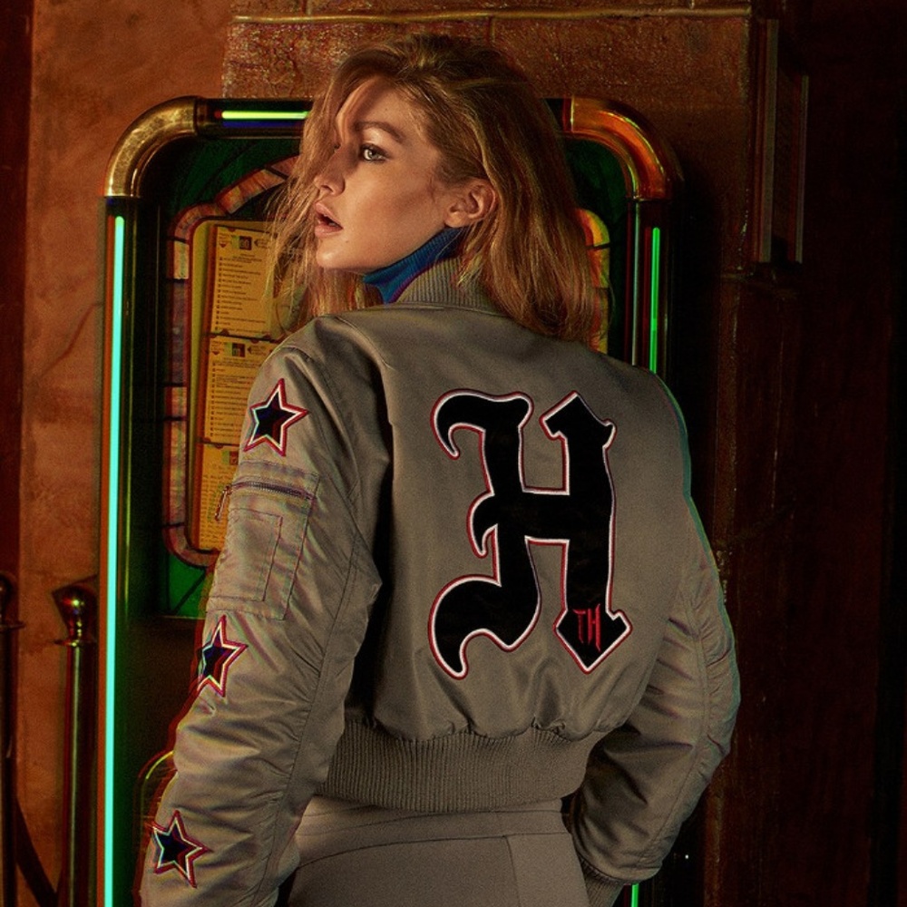 NWT Gray Gigi Hadid Thermore Insulated BomER